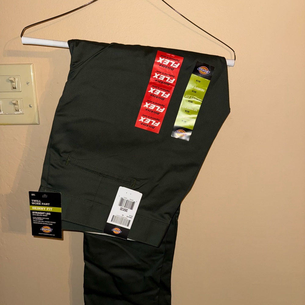 Dickies Black Chinos Classic Fit Cotton Blend